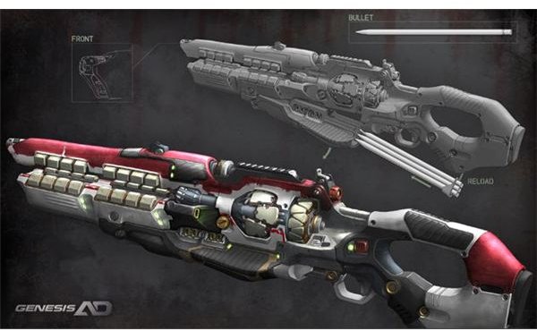 Each class has its own weapon set