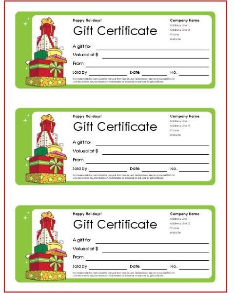 Christmas Gift Templates Free And Easy Options