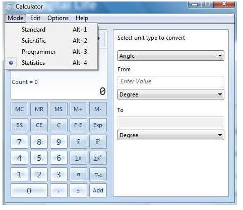 Windows 7 Calculator