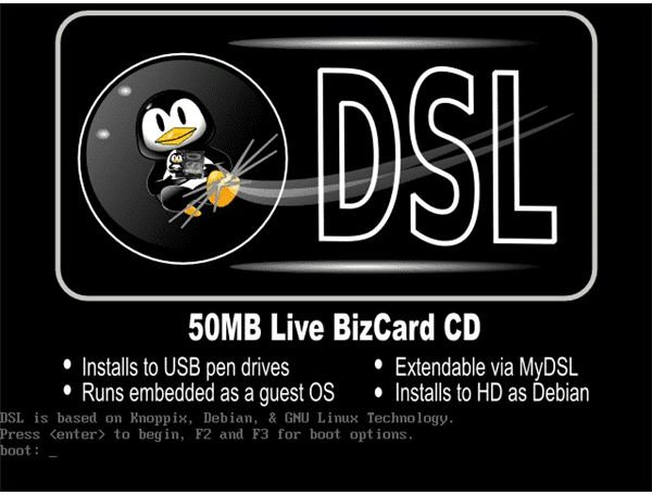 DSL (Damn Small Linux)