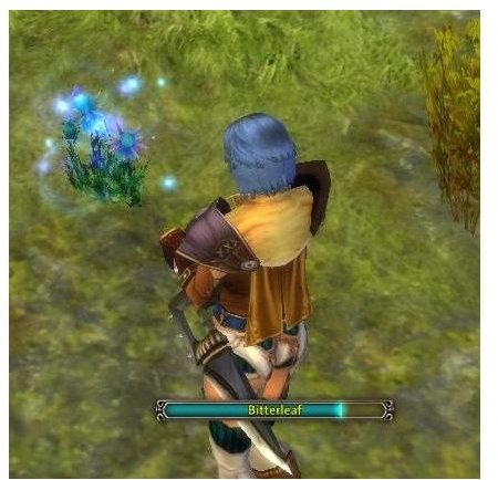 Herbalism screenshot from in game, Runes of Magic