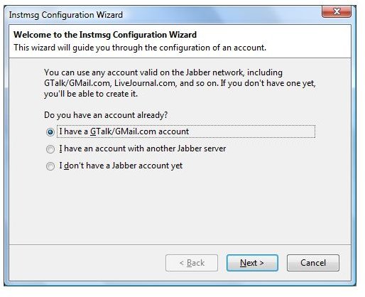 Figure 7 - New IM Wizard