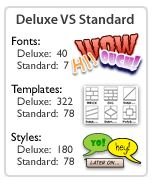 deluxe VS standard