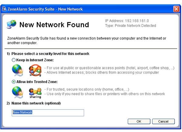 ZoneAlarm Internet Suite Post-install Configuration