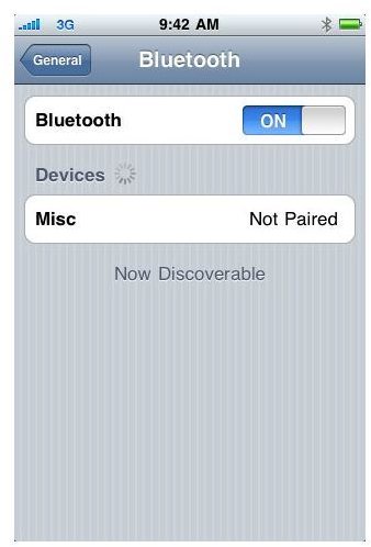 Turn Bluetooth On