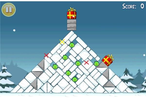 Angry Birds Seasons Christmas Walkthrough