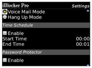 iBlocker Pro Settings