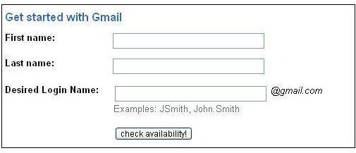 gmail.com sign up