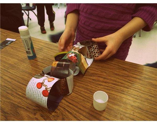 Recyled Paper & Hula Hoop Chandeliers: A Collaborative Art Project for the Inclusive Classroom