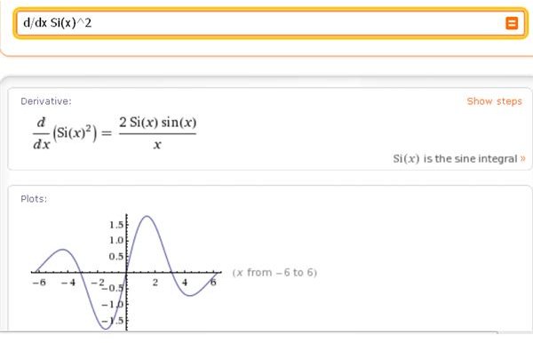 Search Artithmetic Equations with Wolfram Alpha