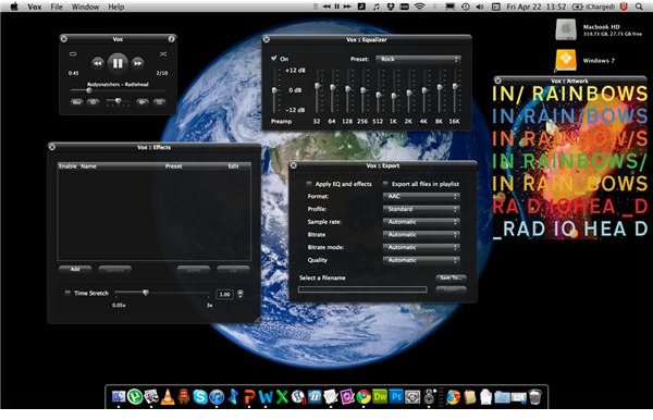 Screen shot of Vox for Mac