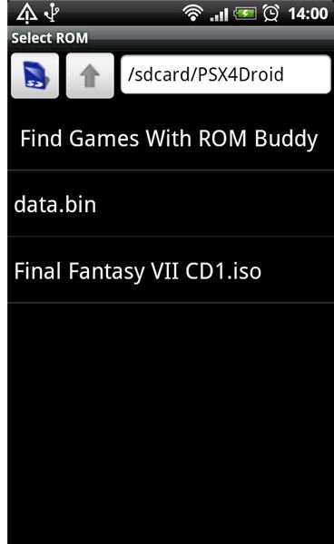 Psx4droid Select Game