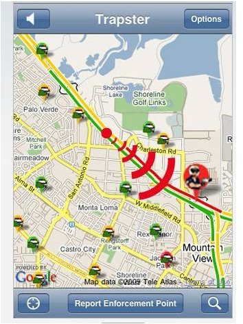 Trapster App for iPod Helps You Avoid Speed Traps, Traffic Cameras, and Speeding Tickets