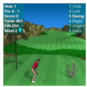 Par 72 Golf - free games for HTC Touch 