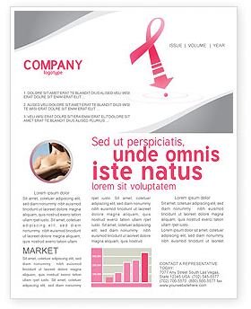 Breast cancer newsletter template.