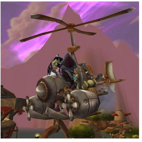 A World of Warcraft Flying Machine