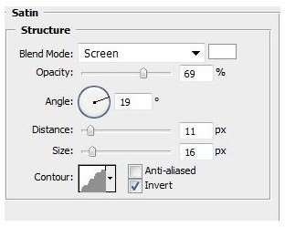 Satin Settings