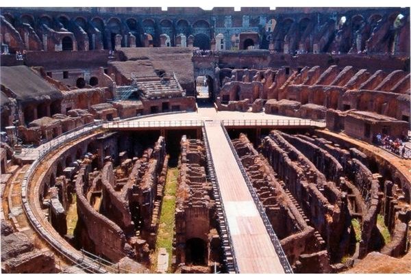 Colosseum foundation