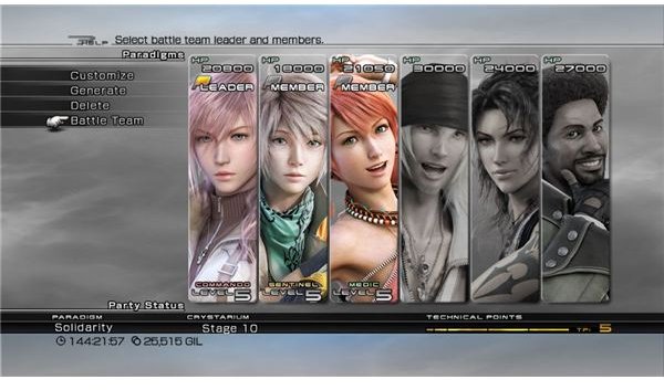 Final Fantasy XIII - Levelling Guide