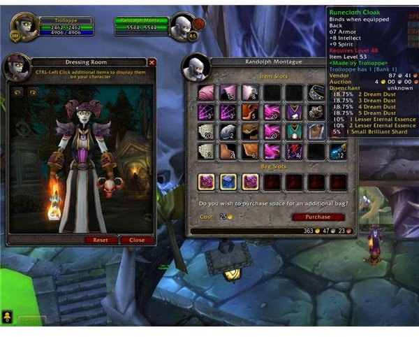 Guide To WoW Artisan Tailoring Patterns (Part One - 230-255)