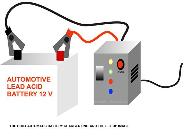 How To Make 12v Automatic Battery Charger Circuit Diy Youtube