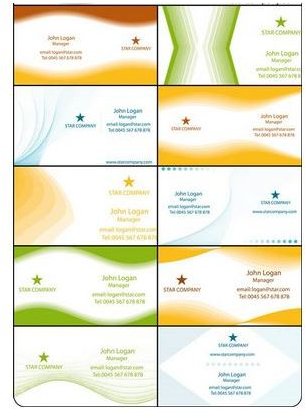 OpenOffice Vector Business Card Templates