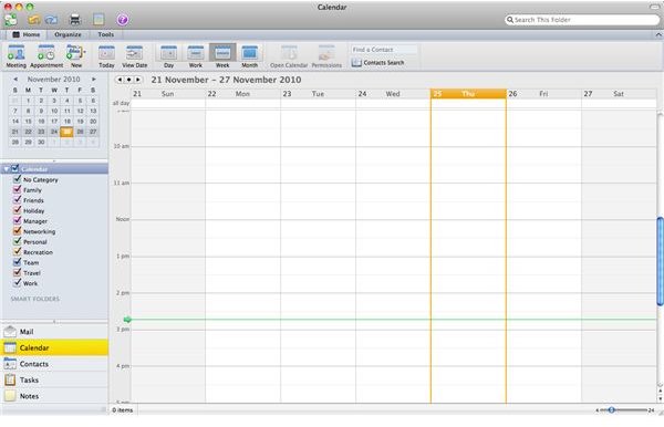 is outlook for mac caldav