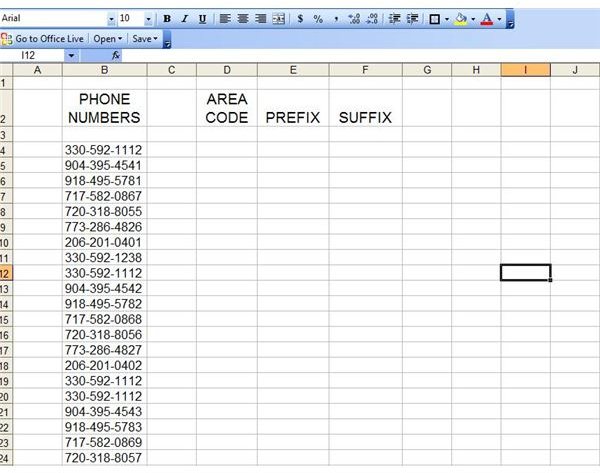 How to use Left, Right, and Mid Functions in Excel