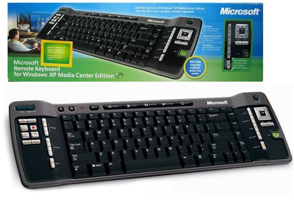 Review of the Microsoft ZV1 Media Center Wireless Keyboard