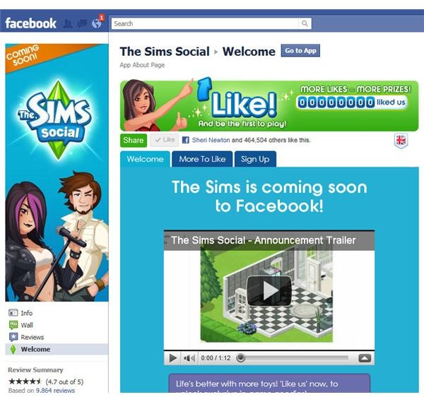 The Sims Social on Facebook