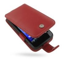 Leather Case for HTC Incredible S - Red 
