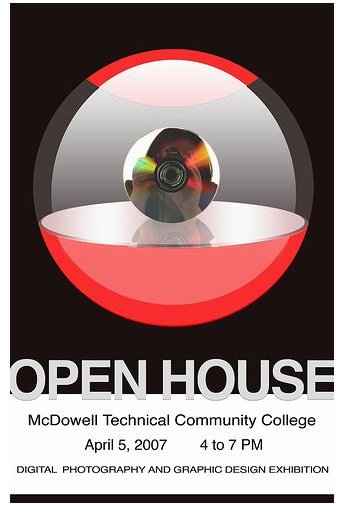 Open House Flyer for Community College 