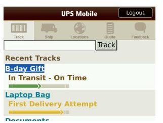 UPS Mobile Screenshot2