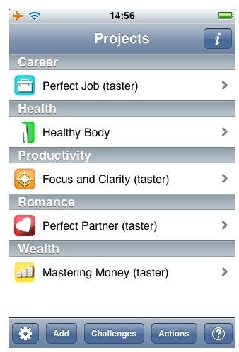 Top Five Life Coach iPhone Apps