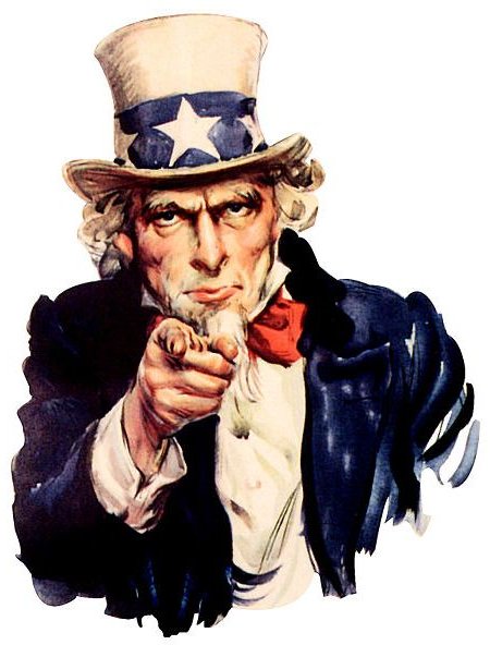 Uncle Sam pointing finger Wikimedia Commons