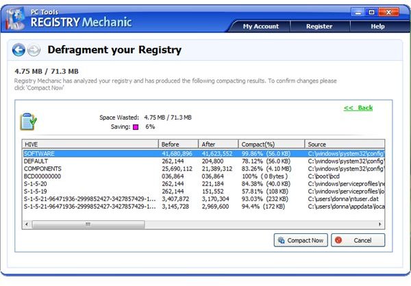 pc tools registry mechanic windows 10