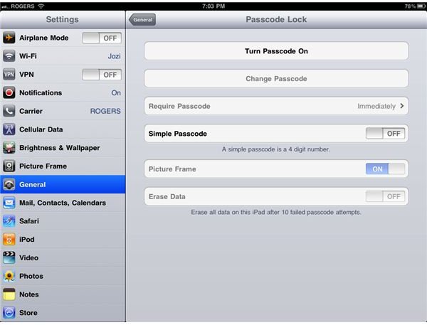 ios 42 ipad settings passcode
