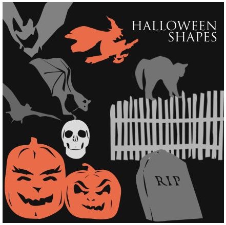 10 Halloween Shapes