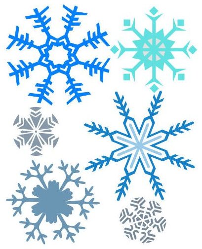 Snowflake Decals