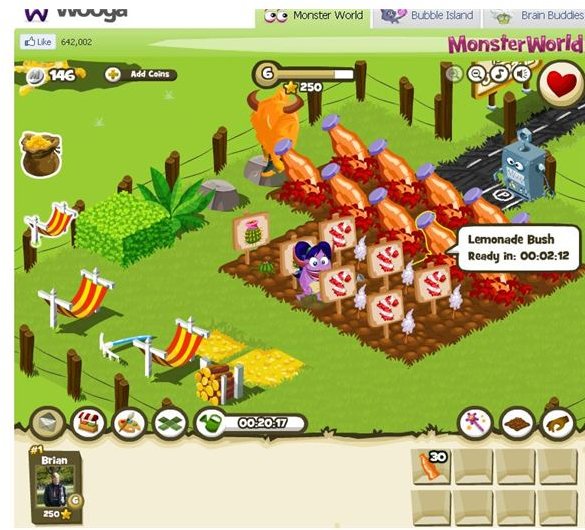 Facebook Games: Monster World Review - Play monster games online