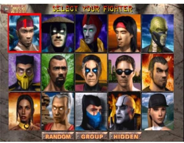 MK4 Character Selection Screen 
