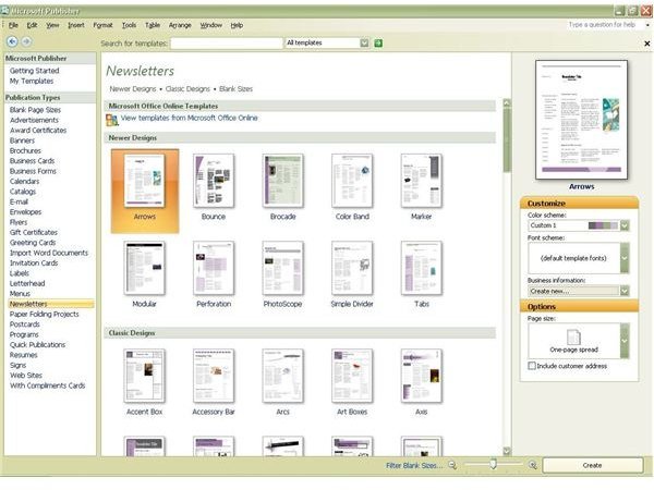 How to Create Publications with Templates in Microsoft Publisher