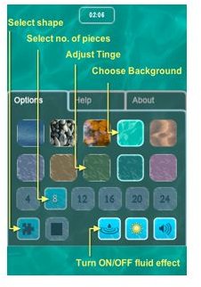 Aqua Jigsaw options