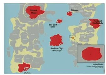 World of Warcraft Cataclysm New Zone Map