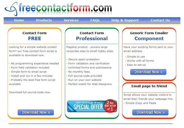 FreeContactForm Site