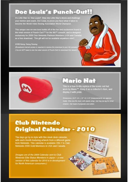 Club Nintendo Elite Rewards