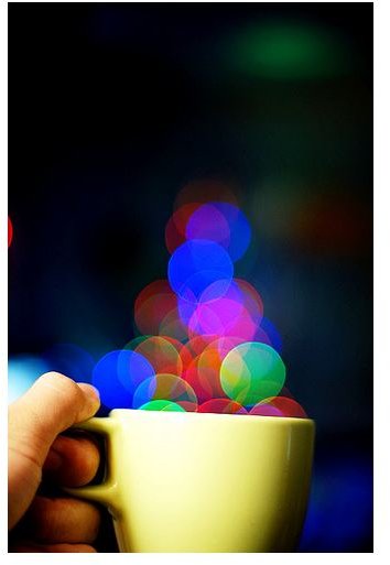 A cup of bokeh