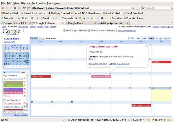 Google Calendar Quick Add Tips Specify Which Calendar, Date, and Time