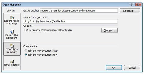 Create New Document