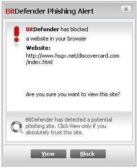 Anti-Phishing Site Block
